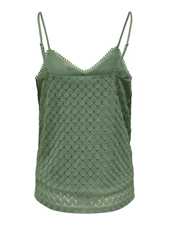 Only OLMPATRICIA Singlet Hedge Green