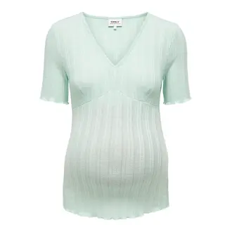 Only OLMIBI  V-Neck Top Harbor Grey