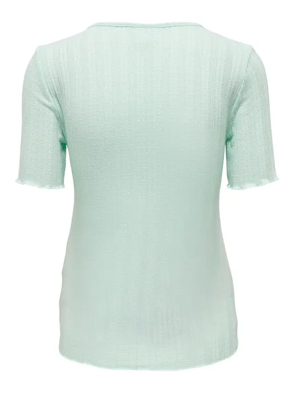 Only OLMIBI  V-Neck Top Harbor Grey