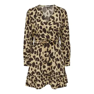 Only OLMAUDREY  Belt Dress Warm Sand/Jungle
