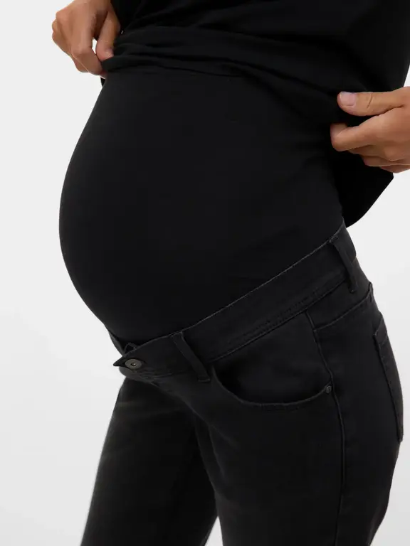 Mama;Licious Flared fit Jeans Black Denim