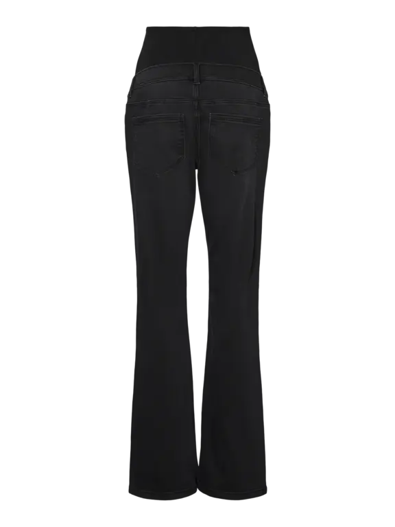 Mama;Licious Flared fit Jeans Black Denim