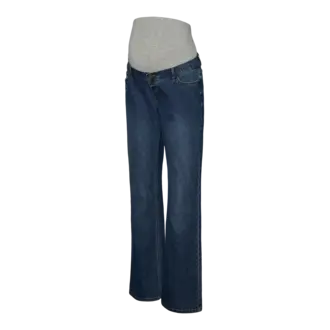 Mama;Licious Flared fit Mid waist Bootcut Jeans Blue Denim