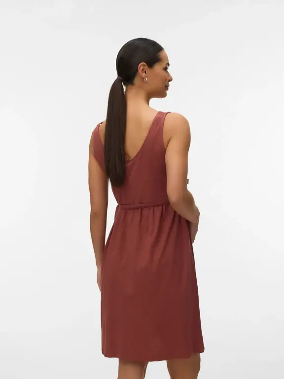 Mama;Licious MLIVY Zwangerschapsjurk Mahogany