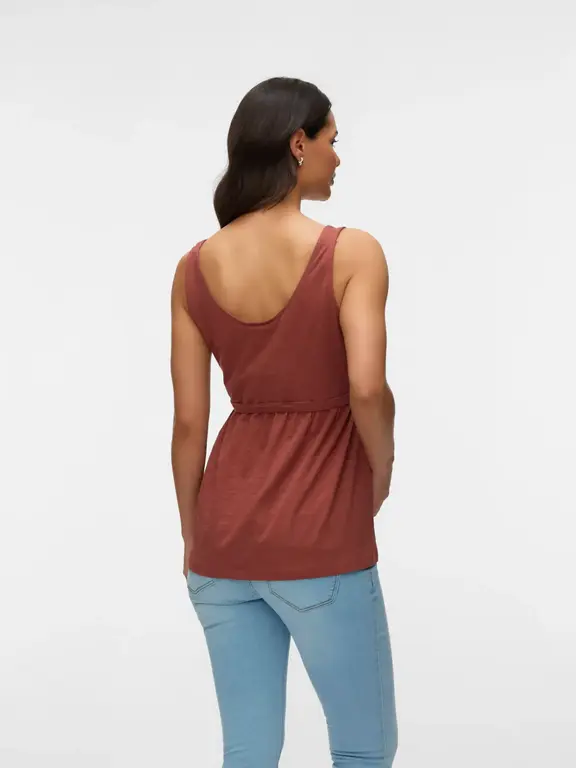 Mama;Licious Zwangerschaps-top Mahogany