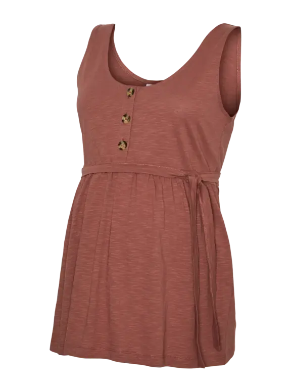 Mama;Licious Zwangerschaps-top Mahogany