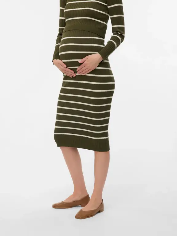 Mama;Licious Zwangerschaps-rok Groen