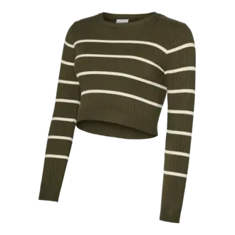 Mama;Licious Gebreide Zwangerschaps-pullover Groen