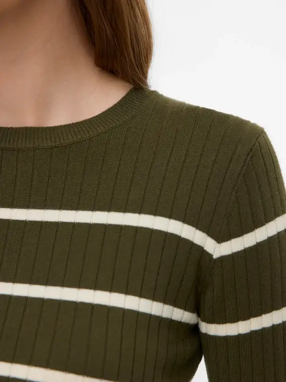 Mama;Licious Gebreide Zwangerschaps-pullover Groen