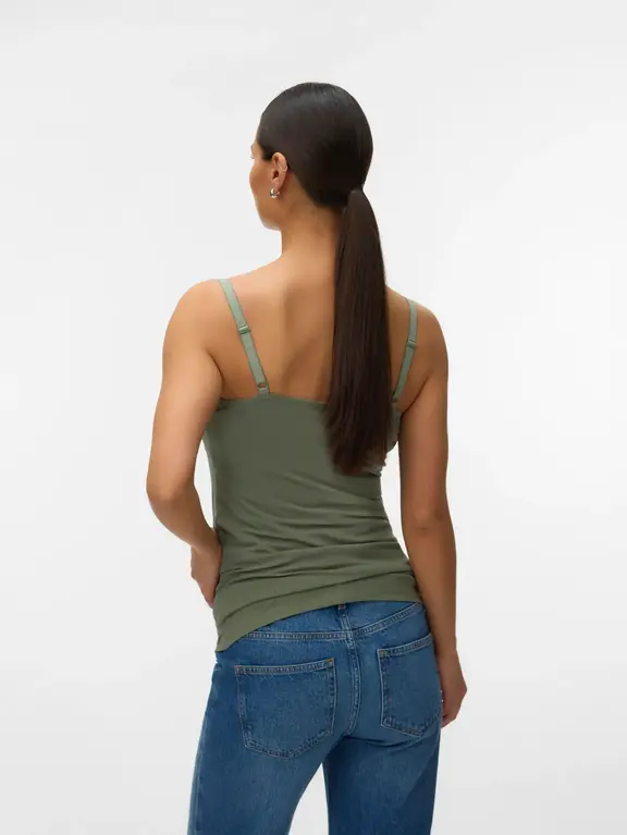 Mama;Licious Zwangerschaps-top 2-Pack Green & White