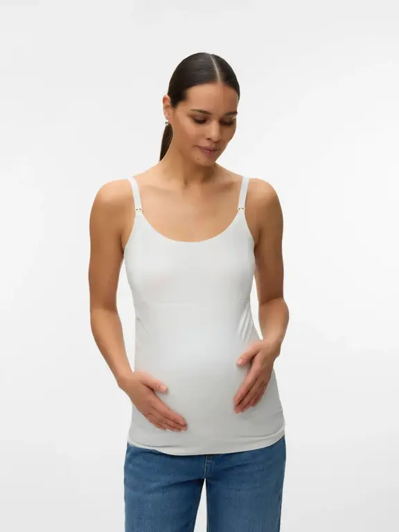 Mama;Licious Zwangerschaps-top 2-Pack Green & White