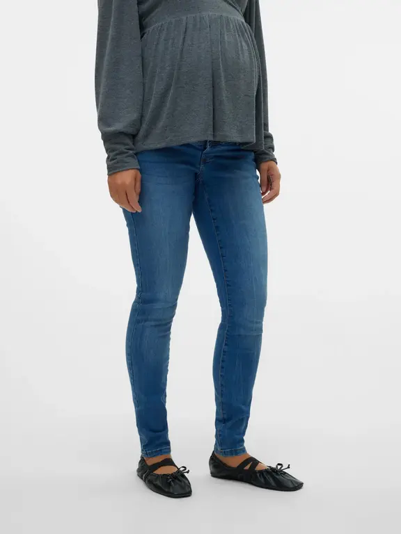 Mama;Licious Slim fit Jeans Blue Denim