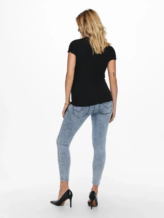 Only OLMEMMA Top Zwart