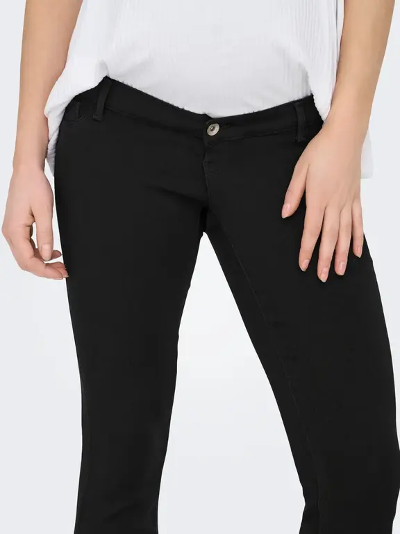Only OLMRAIN Flared fit Jeans Black Denim