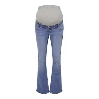 Only OLMBLUSH Mid waist Flared fit Jeans Blue Denim