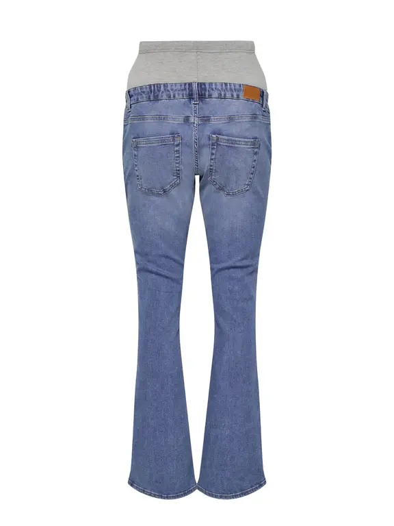 Only OLMBLUSH Mid waist Flared fit Jeans Blue Denim