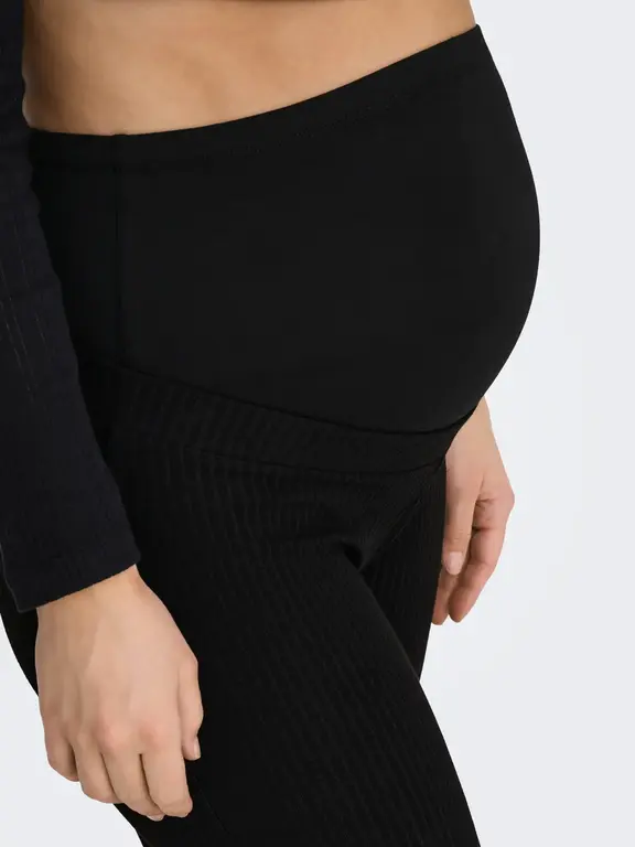 Only OLMEMMA Regular fit Broek met wijde pijpen Zwart