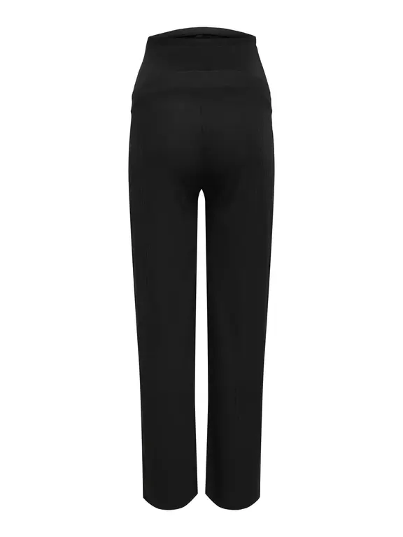 Only OLMEMMA Regular fit Broek met wijde pijpen Zwart