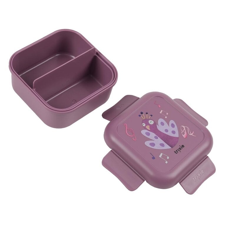 Trixie Snack box with clips - Ballerina Mrs. Peacock
