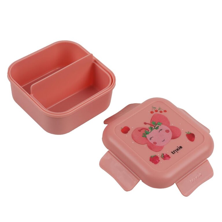 Trixie Snack box with clips - Fruit fairy Mrs. Butterfly