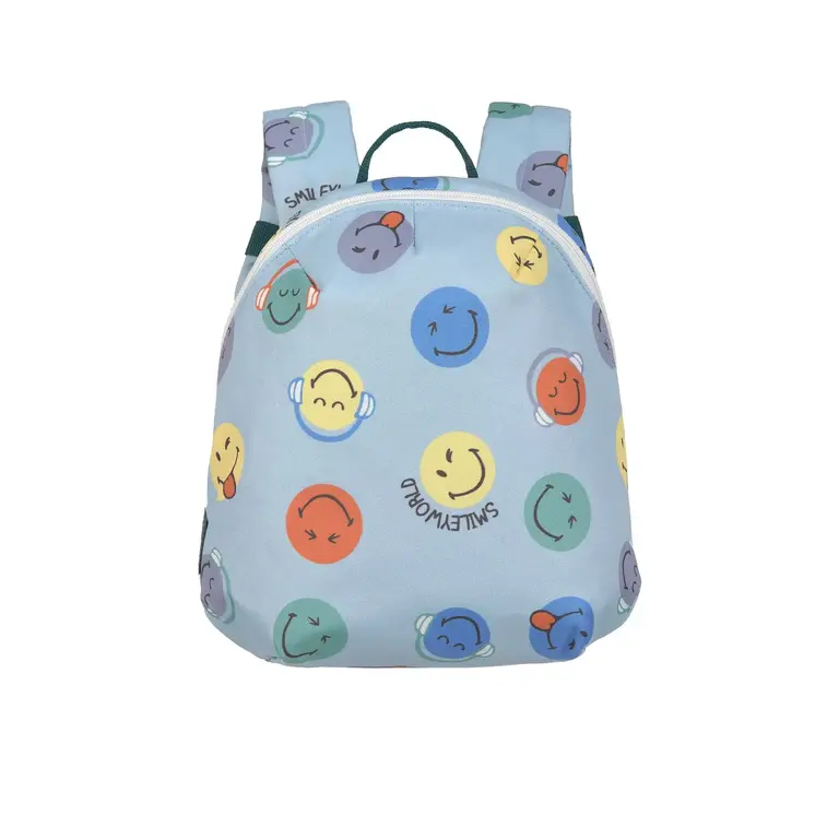 Lässig Babyrugzak - SmileyWorld blauw