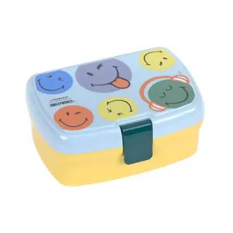 Lässig Kinderlunchbox - SmileyWorld blauw