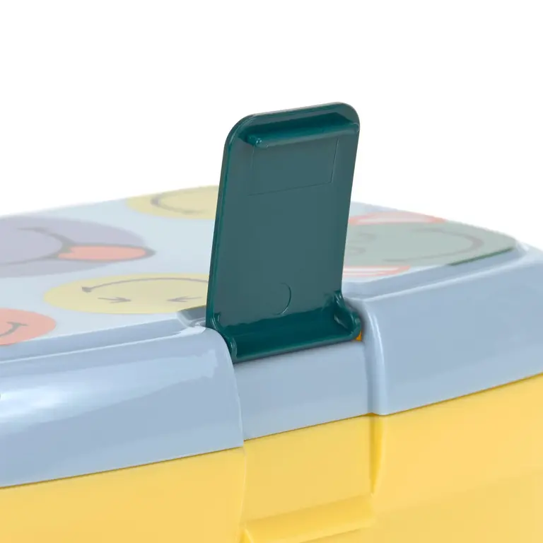 Lässig Kinderlunchbox - SmileyWorld blauw