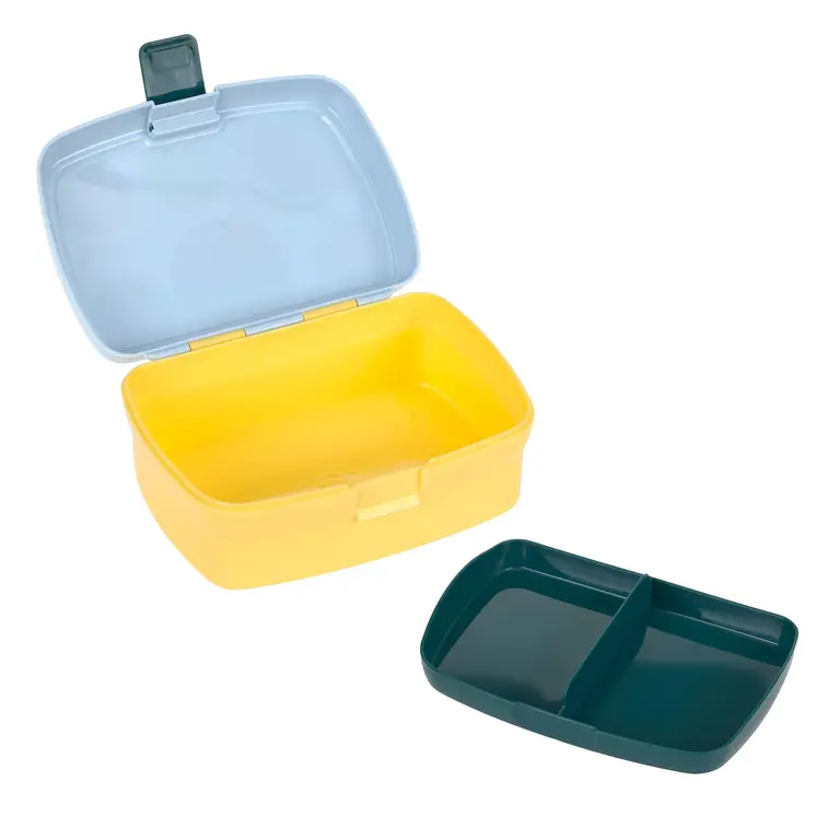 Lässig Kinderlunchbox - SmileyWorld blauw