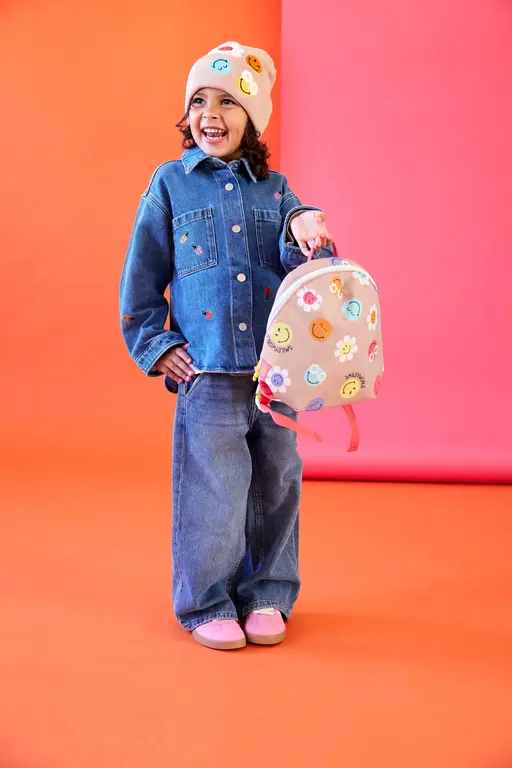 Lässig Babyrugzak - SmileyWorld roze
