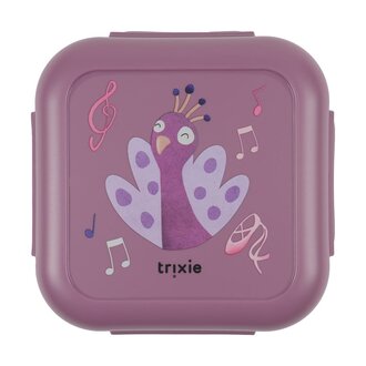 Trixie Snack box with clips - Ballerina Mrs. Peacock