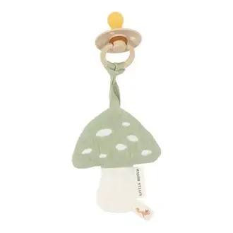 Little Dutch Speendoekje - Groen - Forest Friends Mushroom