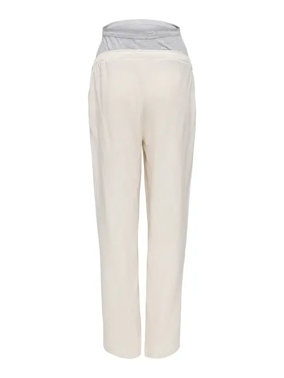 Only OLMSIESTA Pull-Up Linen Pants Moonbean