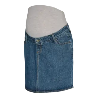 Mama;Licious MLCUBA Blue Denim Skirt