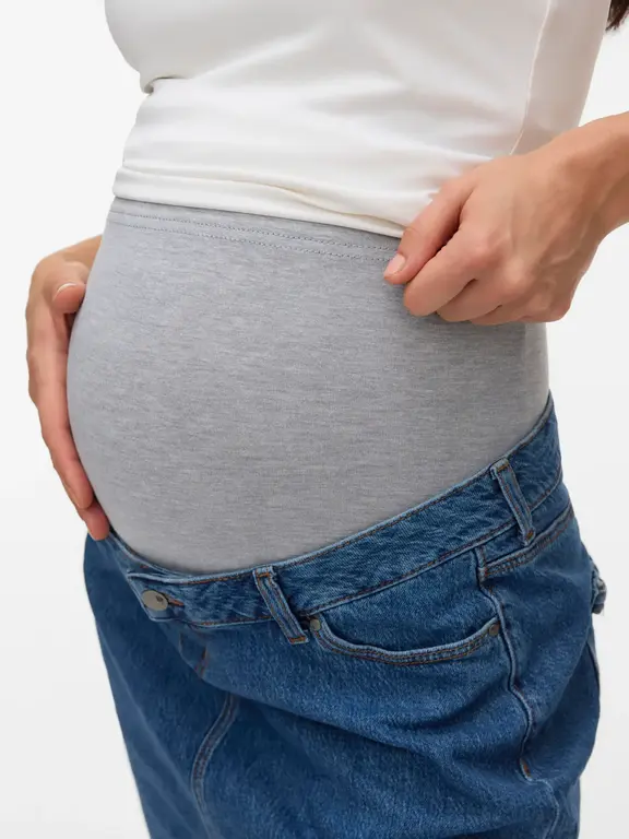 Mama;Licious MLCUBA Blue Denim Skirt