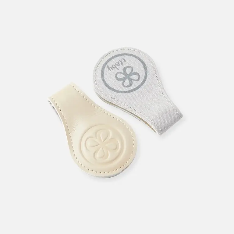 Cloby Leren swaddle clips - Beige