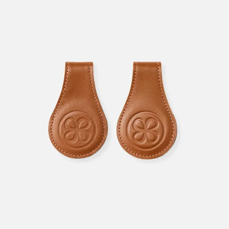 Cloby Leren swaddle clips - Bruin