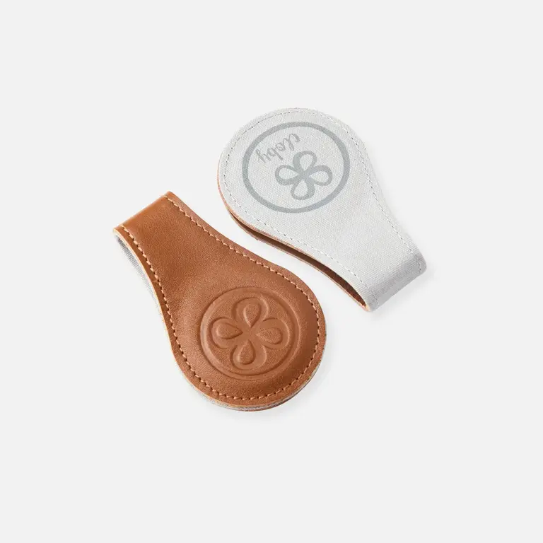 Cloby Leren swaddle clips - Bruin