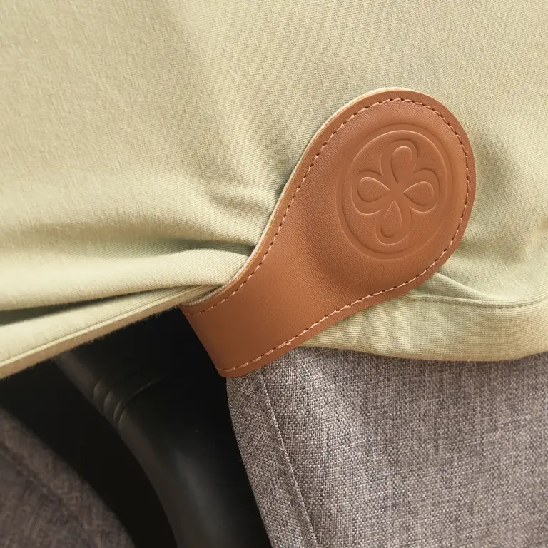 Cloby Leren swaddle clips - Bruin