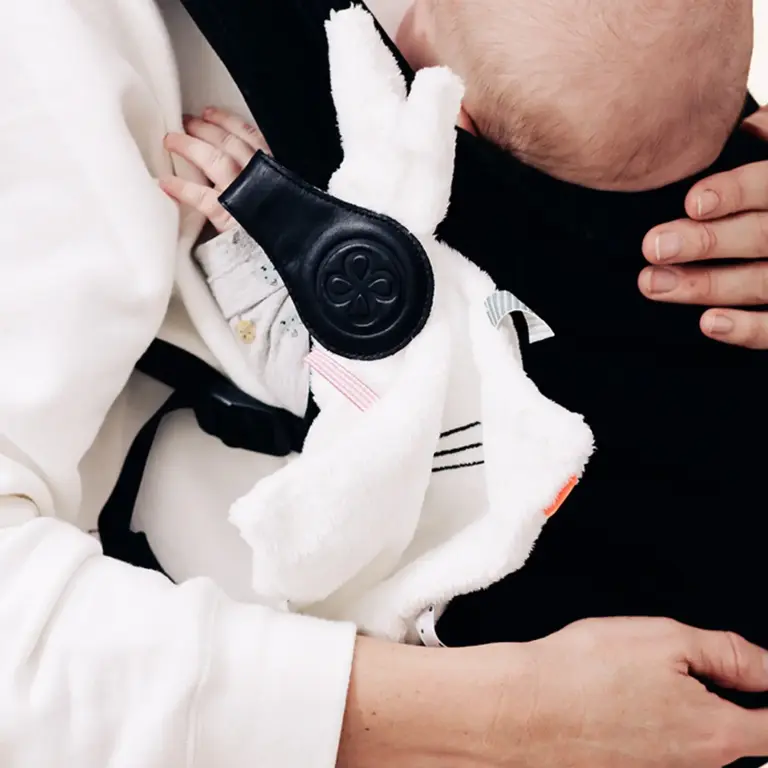 Cloby Leren swaddle clips - Zwart