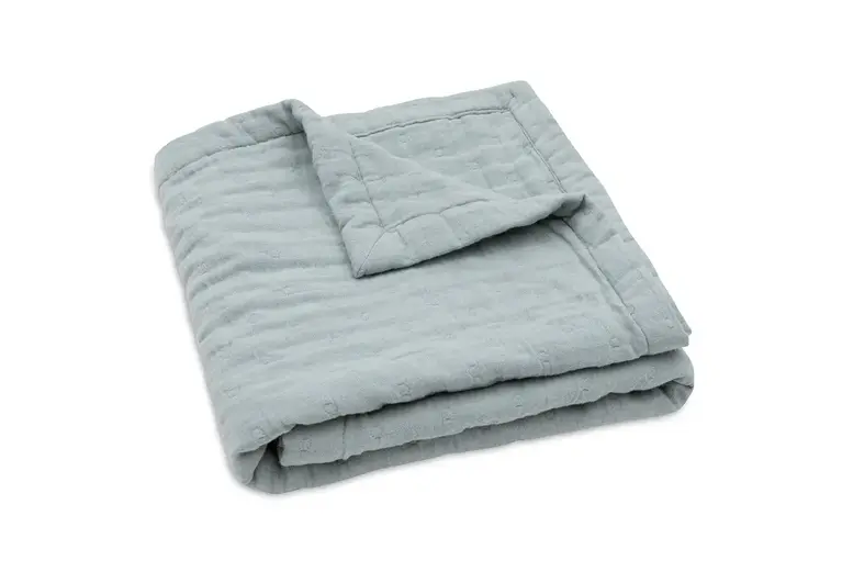 Jollein Deken - Jacquard Sea Green 100x75cm