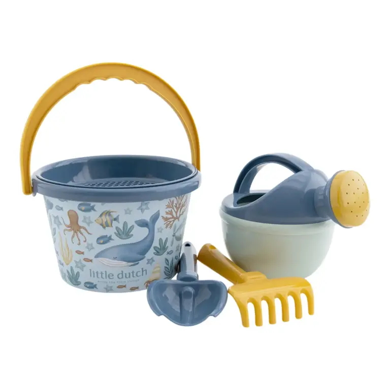 Little Dutch Ocean World Strandset 9,5cm 5 dlg