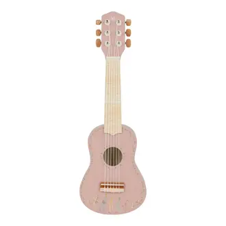 Little Dutch Houten gitaar - Roze - Safari Friends