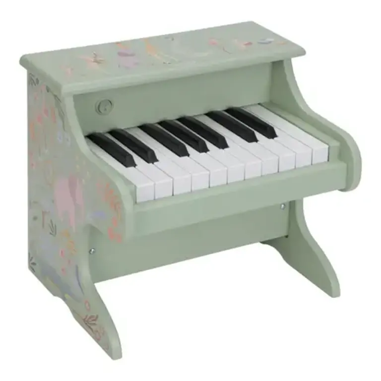 Little Dutch Houten Piano Groen - Safari Friends