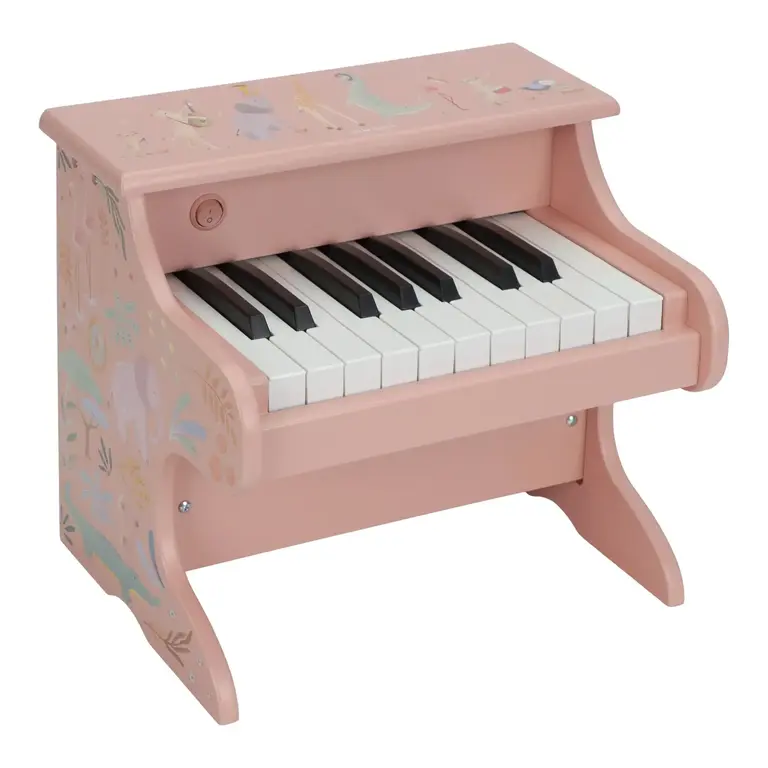 Little Dutch Houten piano Roze - Safari Friends