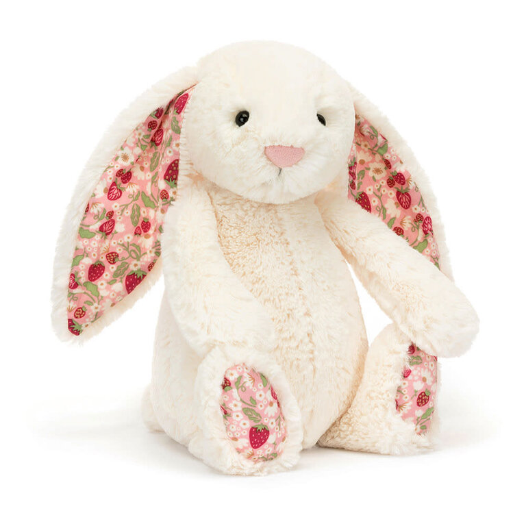 Jellycat Blossom Cream Bunny Little - Berry