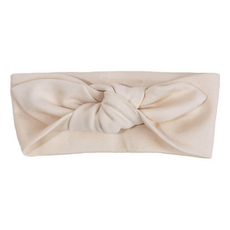 BabyGi Headband with Bow Beige 9M