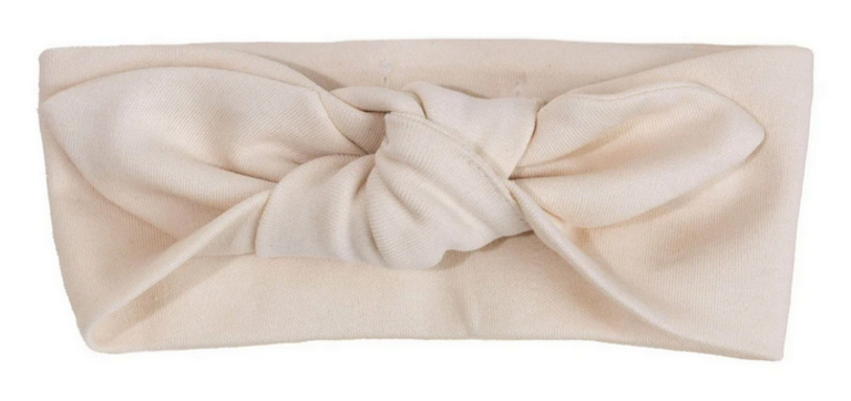 BabyGi Headband with Bow Beige 9M