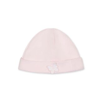 BabyGi Baby Hat Velours Pastel Pink Butterfly 0/1 M