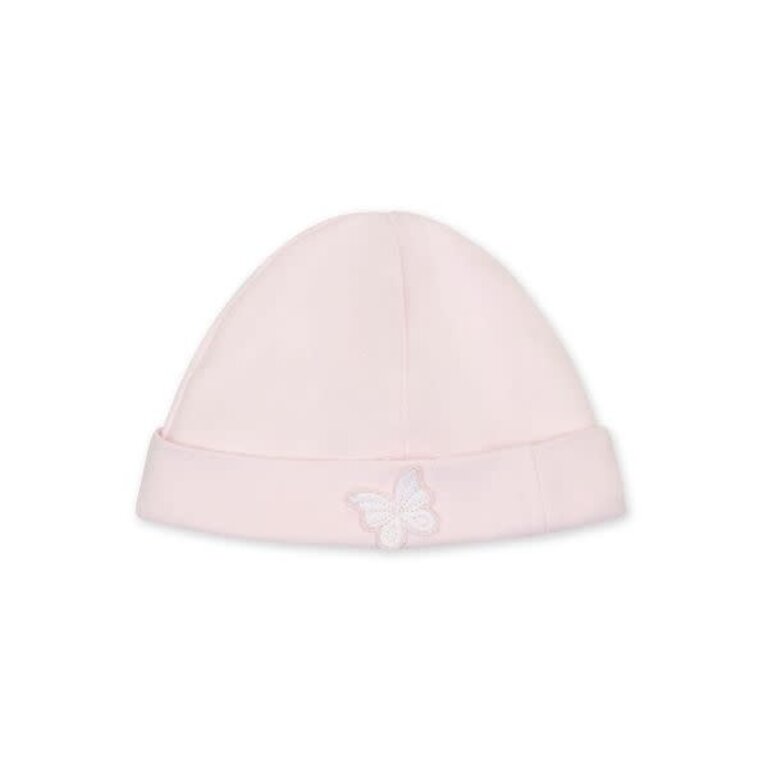 BabyGi Baby Hat Velours Pastel Pink Butterfly 0/1 M