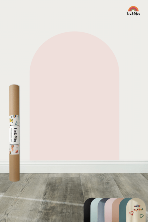 Tix & Mix magnetic wall decal Pink Sweetness + 2 crayons